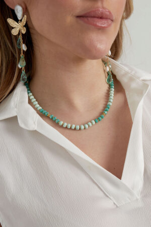 Mint Stone Necklace