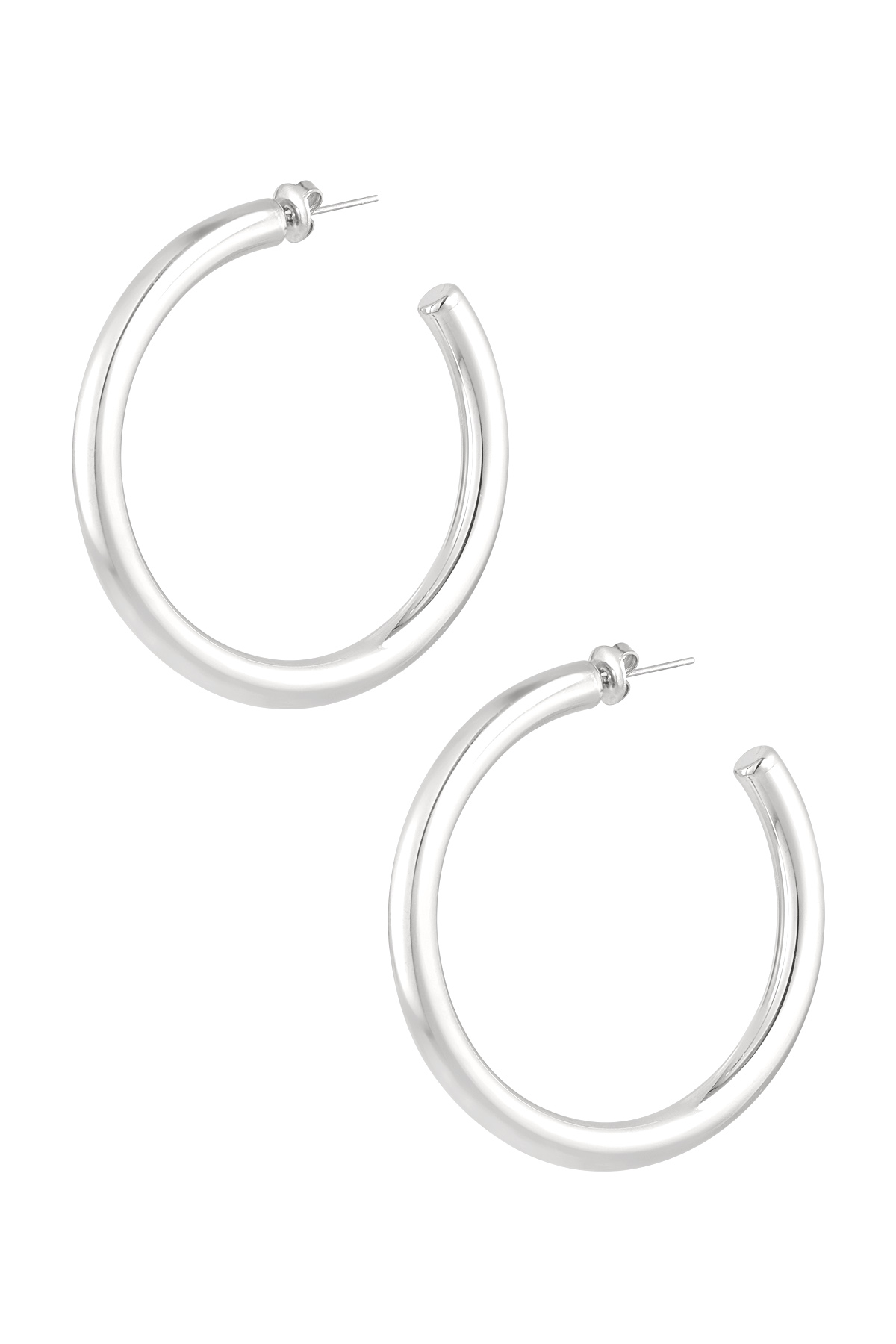 Classic Hoop Earrings - Image 2