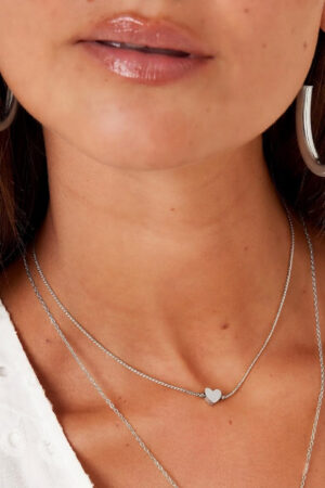 Silver Mini Heart Necklace