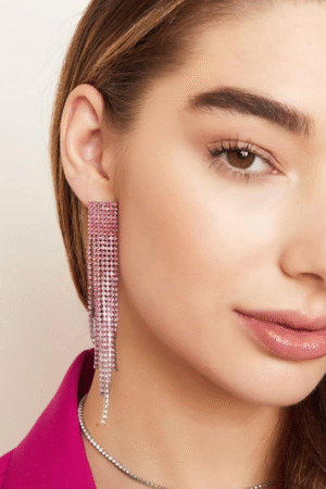 Pink Sparkle Earrings