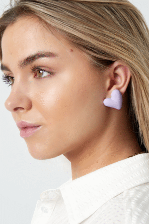 Pastel Heart Earrings