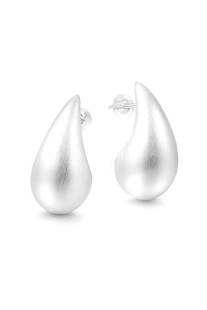 Brushed Silver Steel Studs