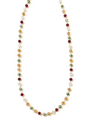 Κολιέ με Ατσάλινη Αλυσίδα και Κρύσταλλα 3mm