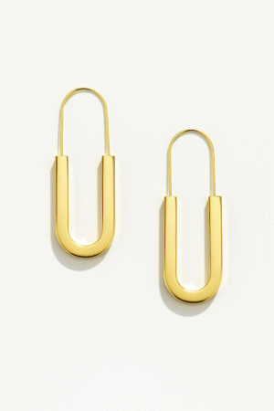 Geometric Hoop Earrings