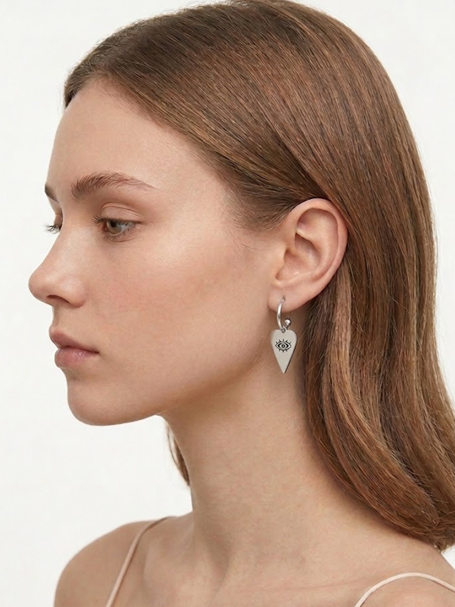 Eye Heart Earrings
