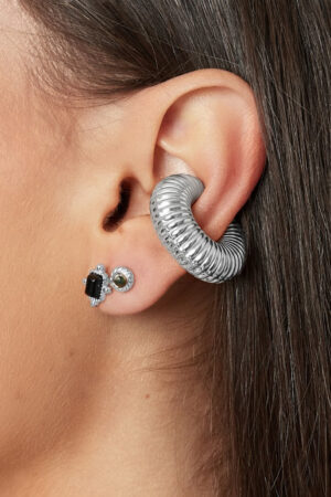 Εar cuff with ridges