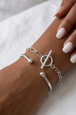 Classic Minimal Silver Cuff