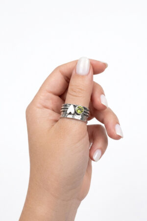 Bohemian Heart Spinner Ring
