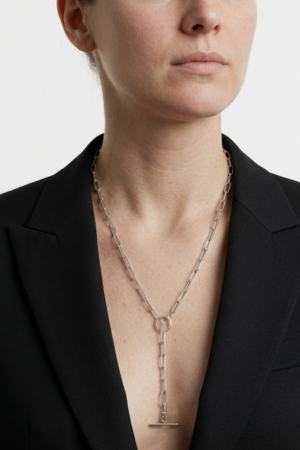 Κολιέ Lariat Paperclip