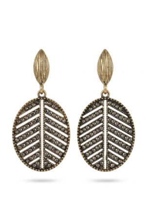 Σκουλαρίκια Glam Leaf