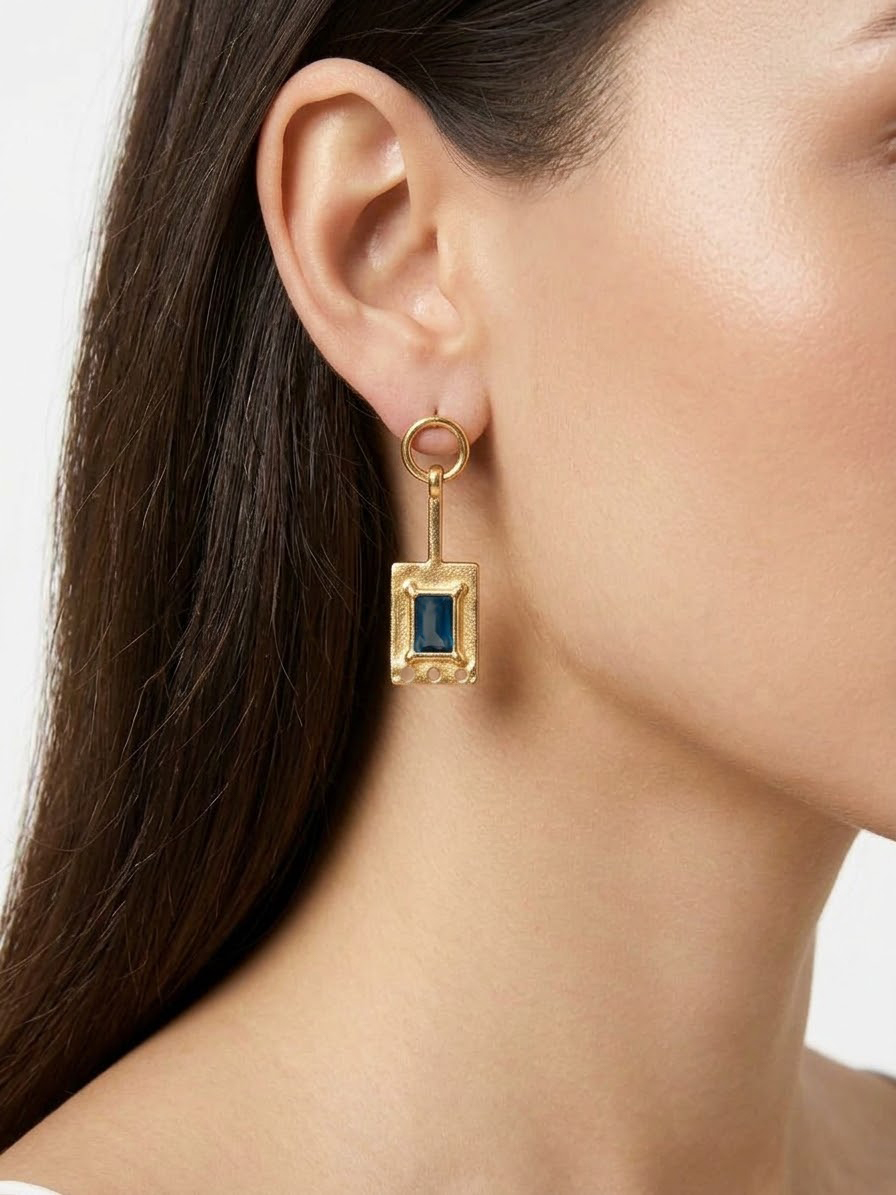 Petrol Touch Earrings